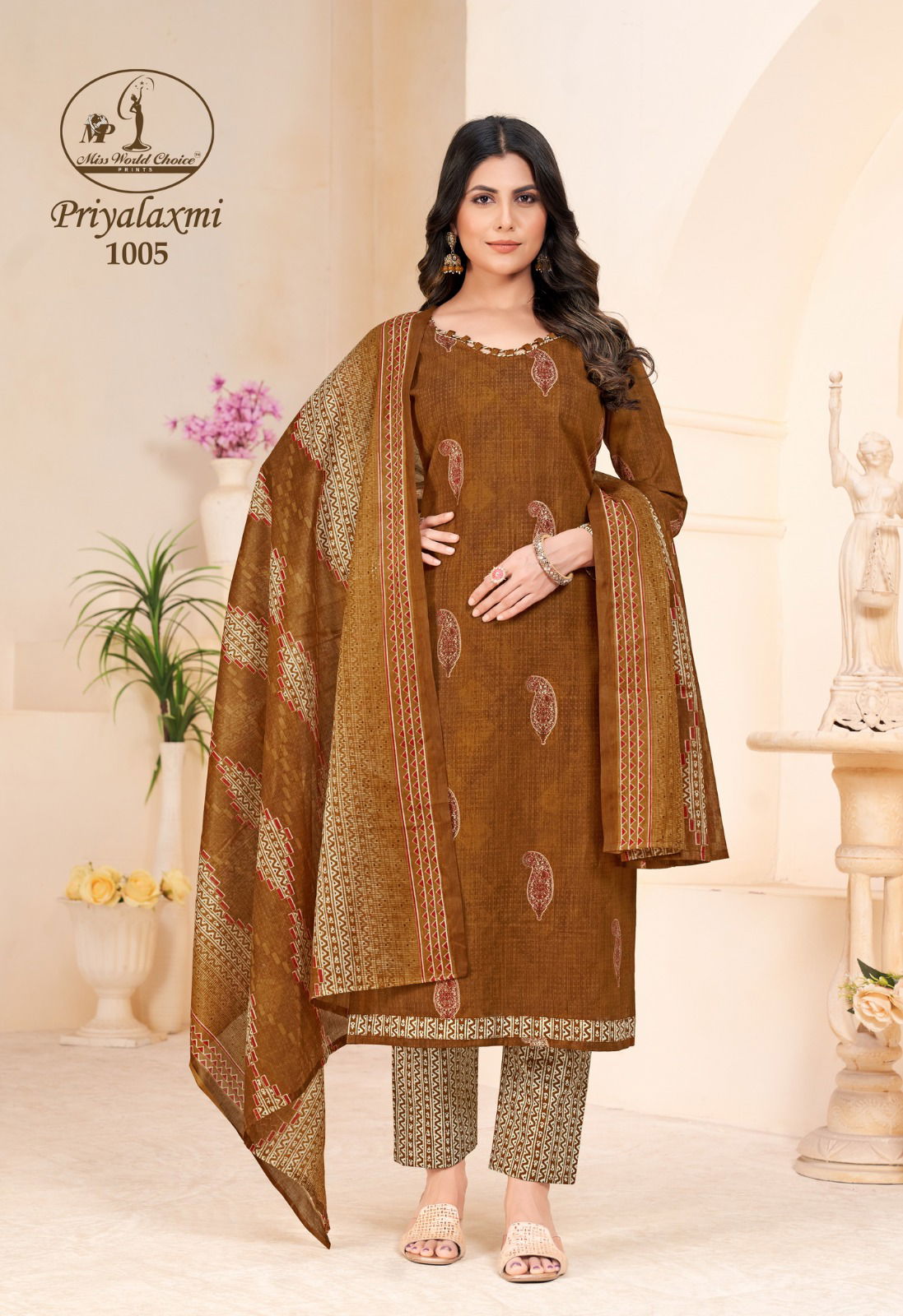 Choice Priyalaxmi Vol 1 Miss World Cotton Dress Material Wholesale Shop In Surat
